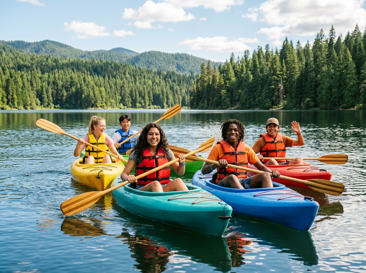 Kayaking on Elephant Lake