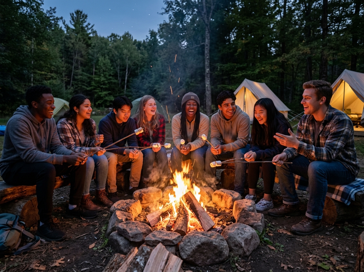 Campfire Reflection circles